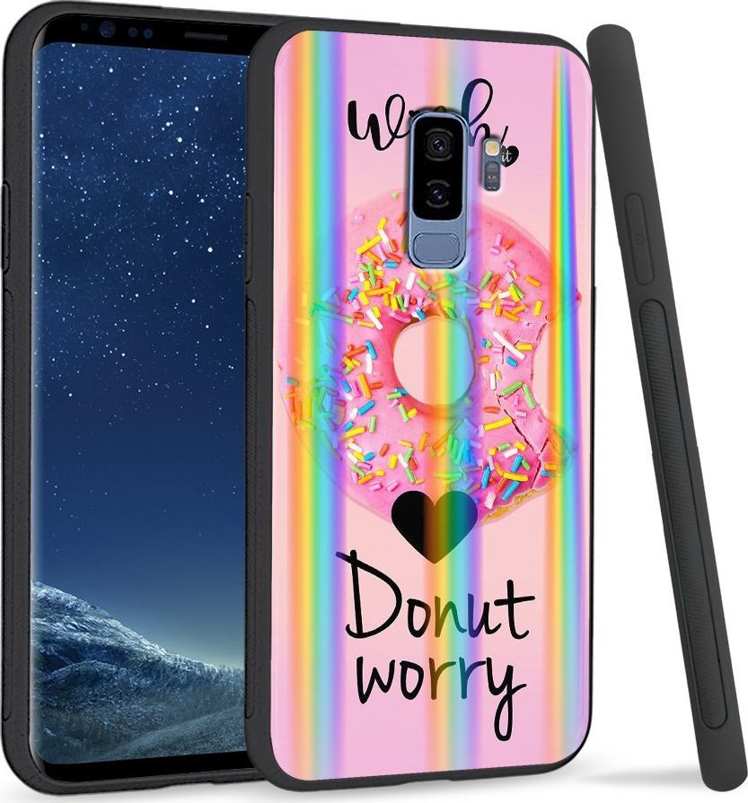 Super Fashion Etui Rainbow Series na Samsung S9 Plus Black Kitty 1