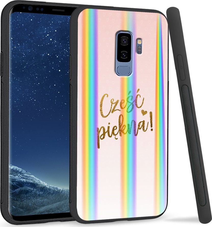 Super Fashion Etui Rainbow Series na Samsung S9 Plus Cześć Piękna 1