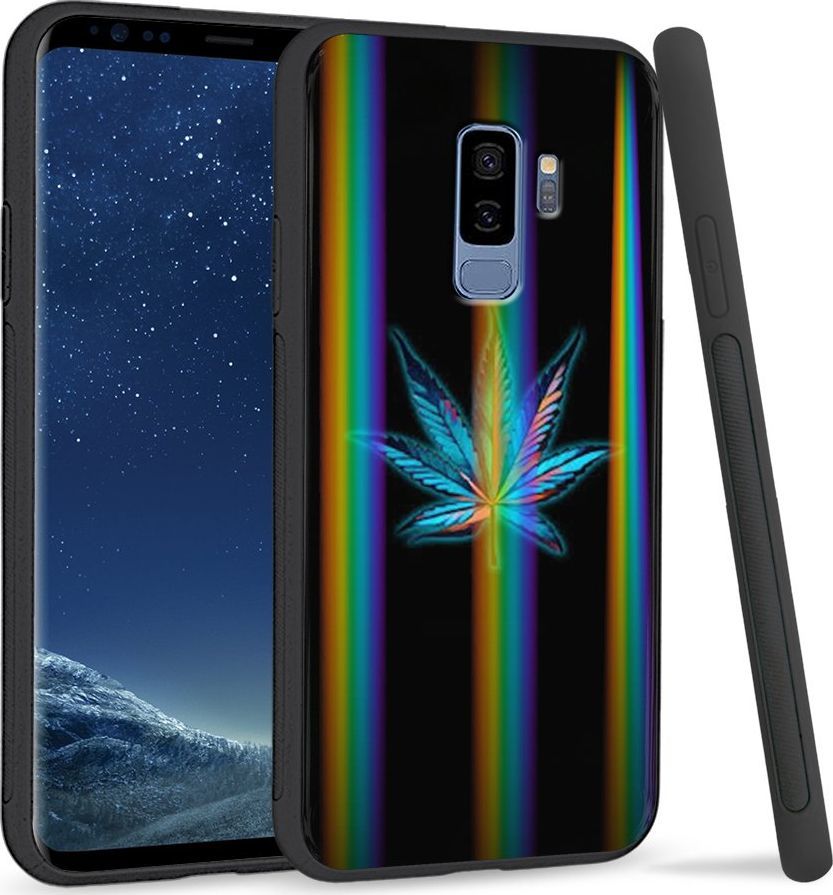 Super Fashion Etui Rainbow Series na Samsung S9 Plus Liść 1