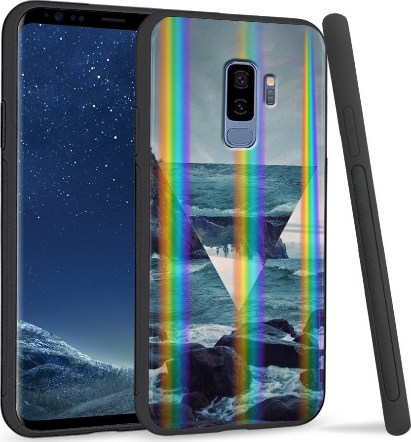 Super Fashion Etui Rainbow Series na Samsung S9 Plus Sea Triangle 1