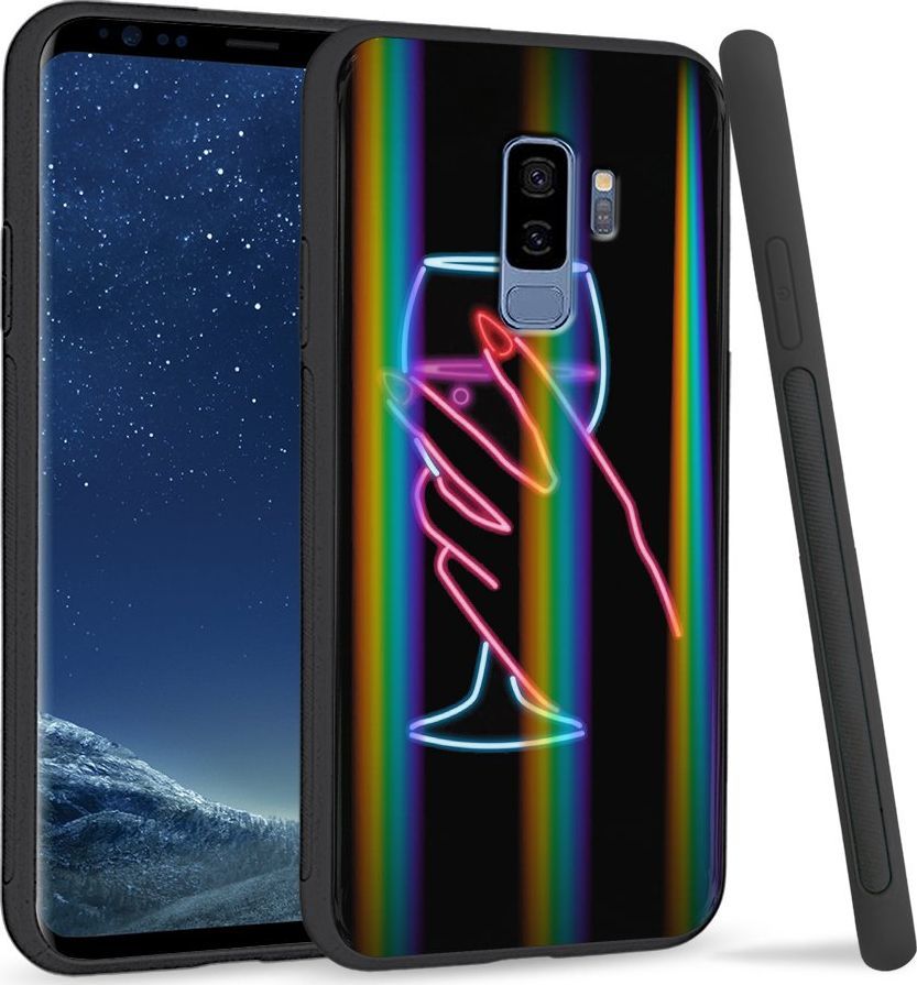 Super Fashion Etui Rainbow Series na Samsung S9 Plus Glass of Wine 1