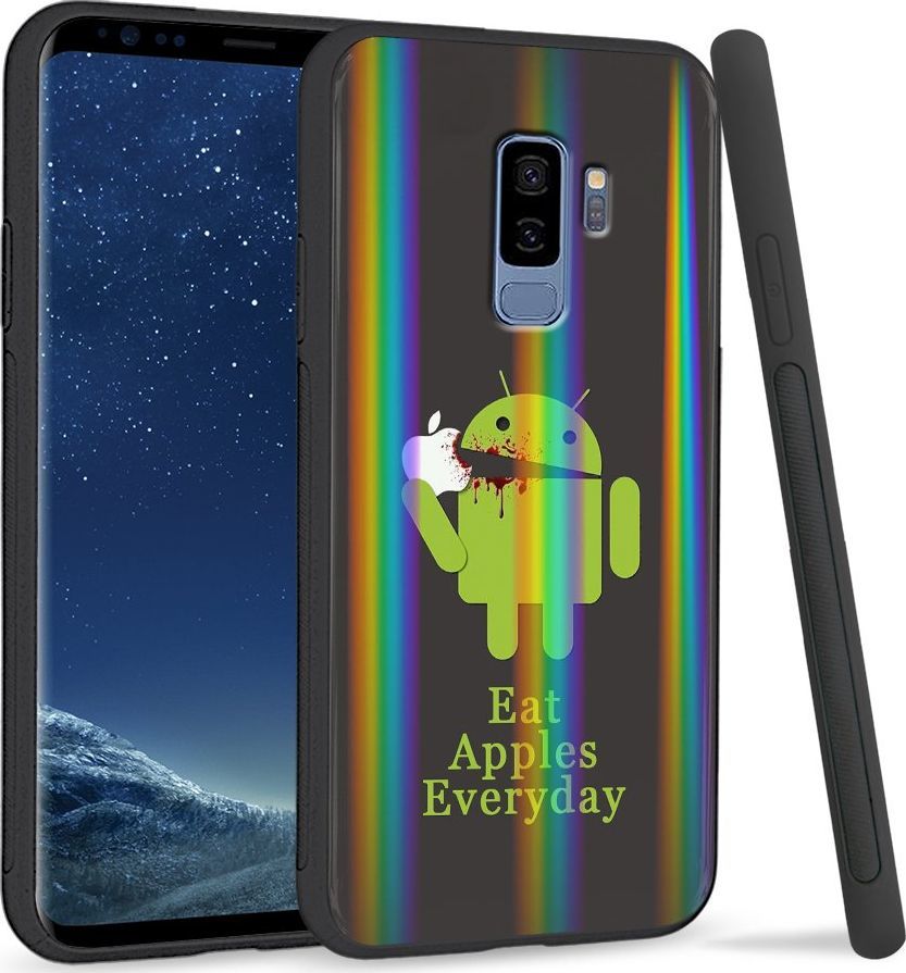 Super Fashion Etui Rainbow Series na Samsung S9 Plus Eat Apples Everyday 1