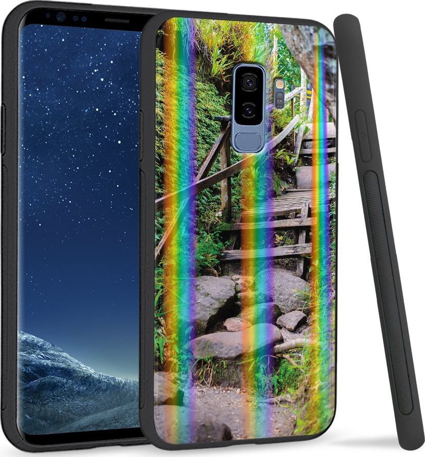 Super Fashion Etui Rainbow Series na Samsung S9 Plus Leścia ścieżka 1