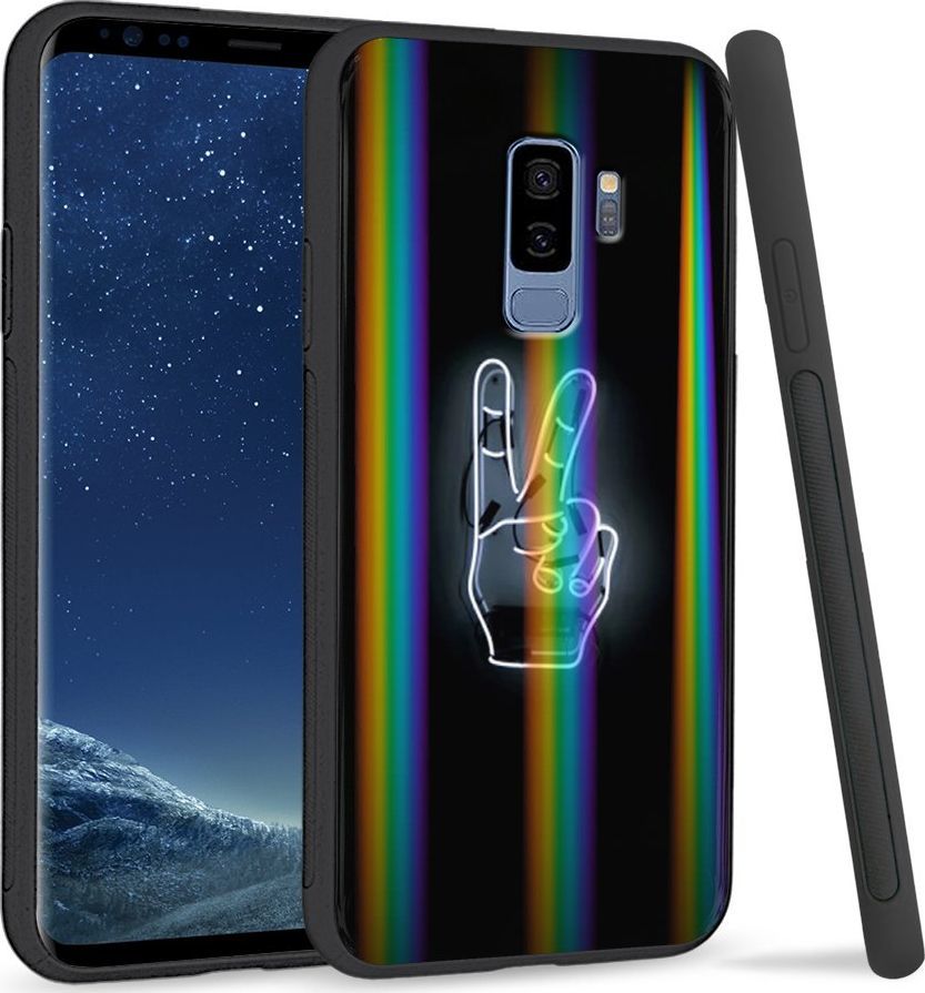 Super Fashion Etui Rainbow Series na Samsung S9 Plus Peace 1