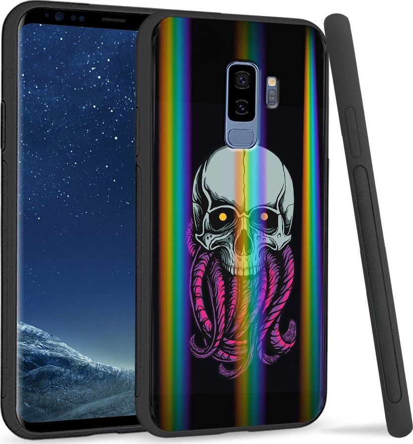 Super Fashion Etui Rainbow Series na Samsung S9 Plus Starszna czaska 1
