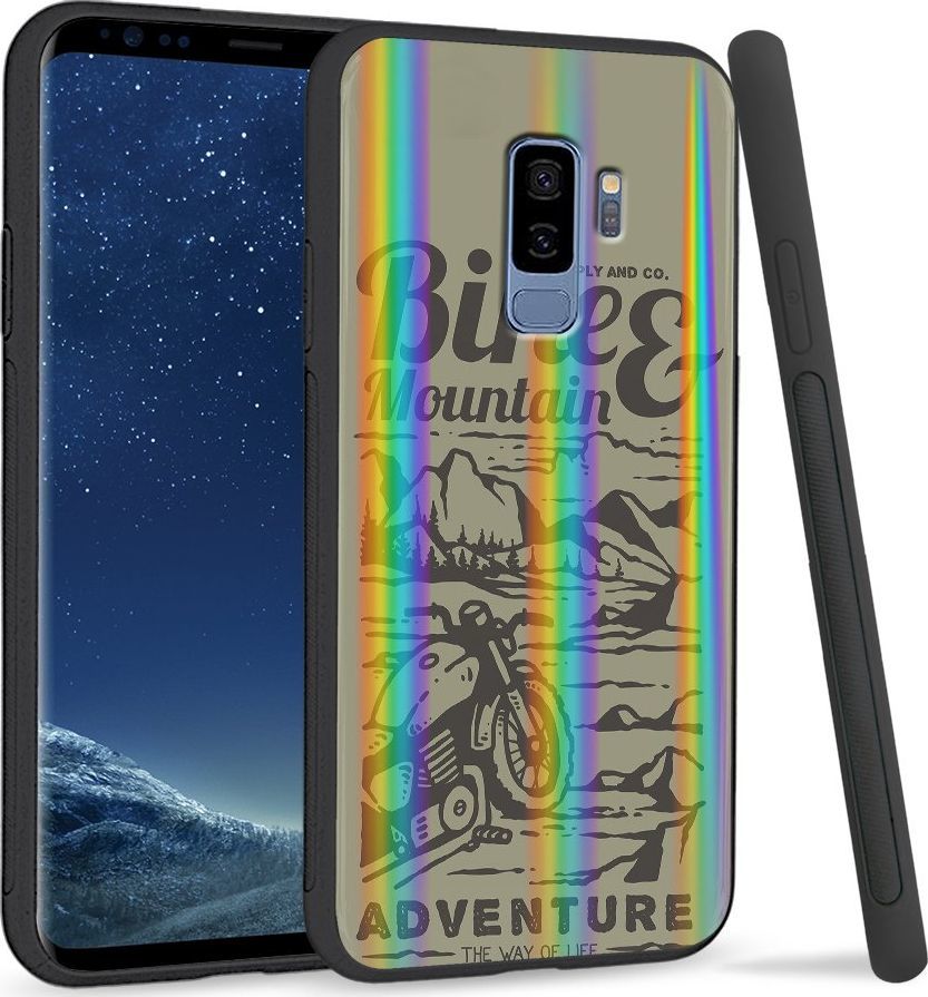 Super Fashion Etui Rainbow Series na Samsung S9 Plus Motor w górach 1