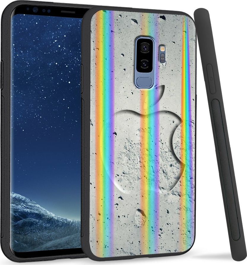 Super Fashion Etui Rainbow Series na Samsung S9 Plus Kamienny Apple 1