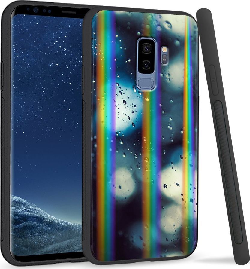 Super Fashion Etui Rainbow Series na Samsung S9 Plus Rain Glass 1