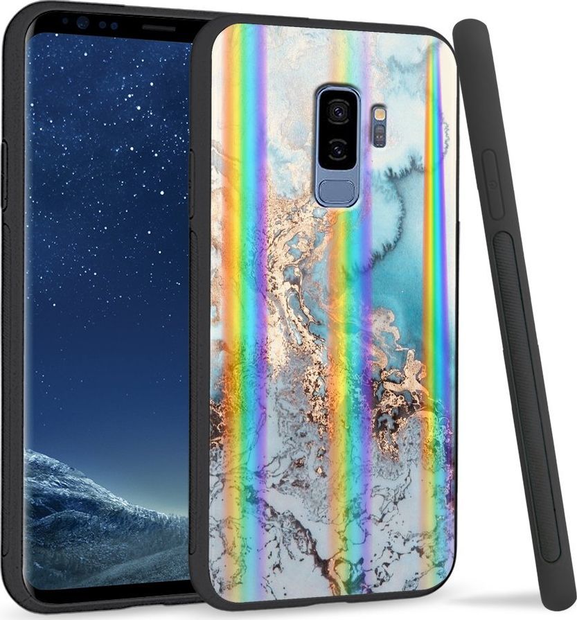 Super Fashion Etui Rainbow Series na Samsung S9 Plus Abstrakcja 1