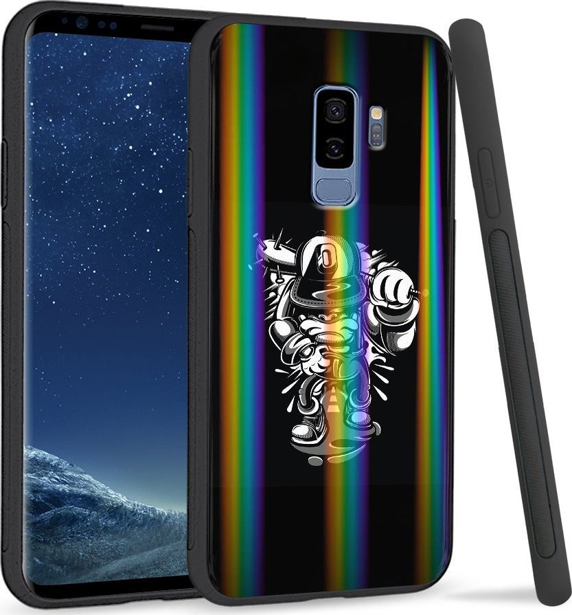 Super Fashion Etui Rainbow Series na Samsung S9 Plus Małpa gangster 1