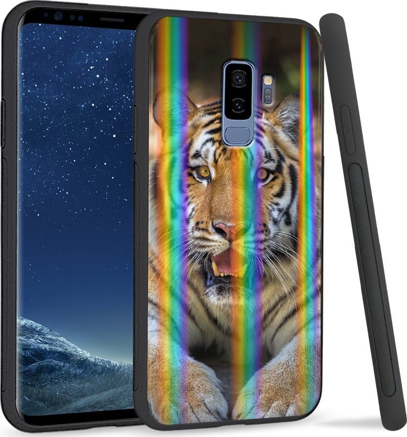 Super Fashion Etui Rainbow Series na Samsung S9 Plus Tygrys 1