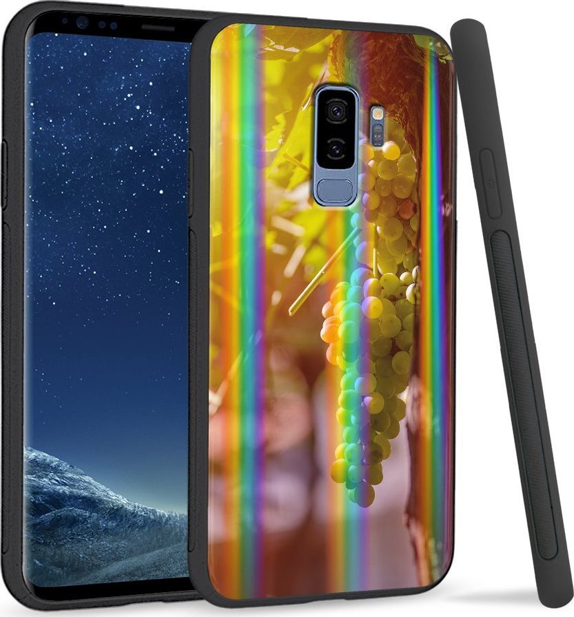 Super Fashion Etui Rainbow Series na Samsung S9 Plus Kiść winogron 1