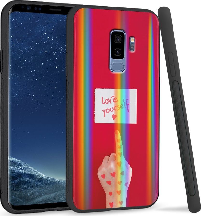 Super Fashion Etui Rainbow Series na Samsung S9 Plus Pokochaj siebie 1