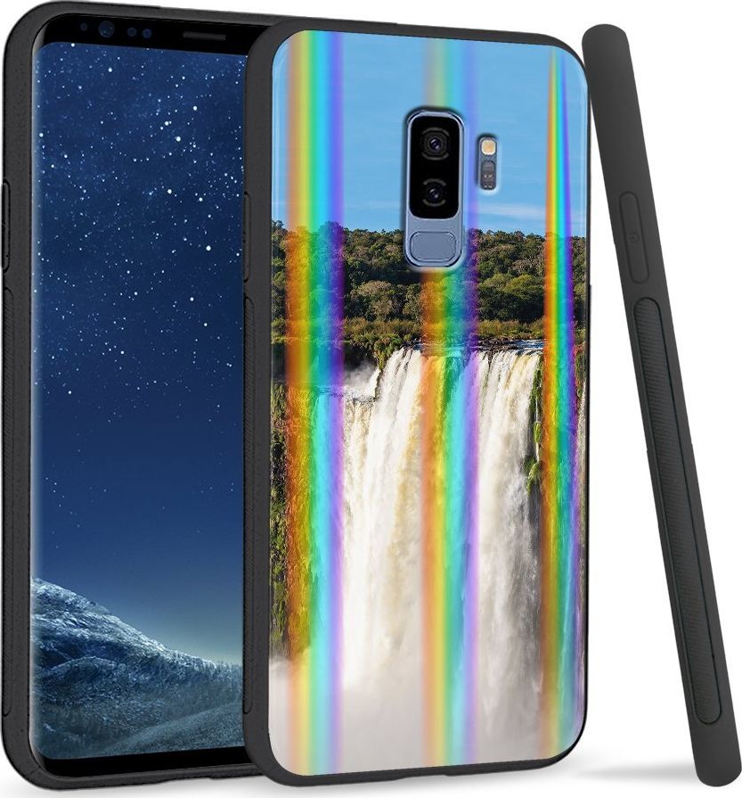 Super Fashion Etui Rainbow Series na Samsung S9 Plus Wodospady 1