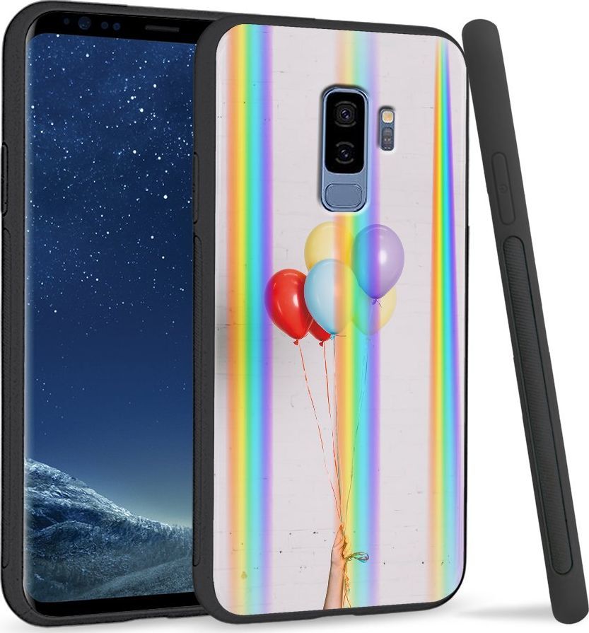 Super Fashion Etui Rainbow Series na Samsung S9 Plus Kolorowe balony 1