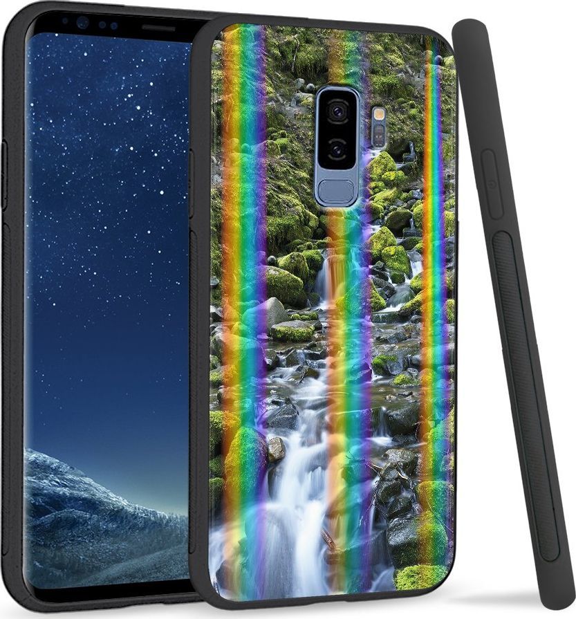 Super Fashion Etui Rainbow Series na Samsung S9 Plus Górski potok 1