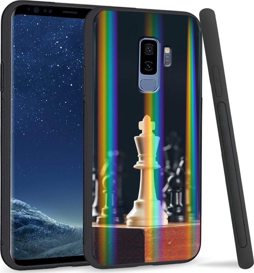 Super Fashion Etui Rainbow Series na Samsung S9 Plus Szachy 1