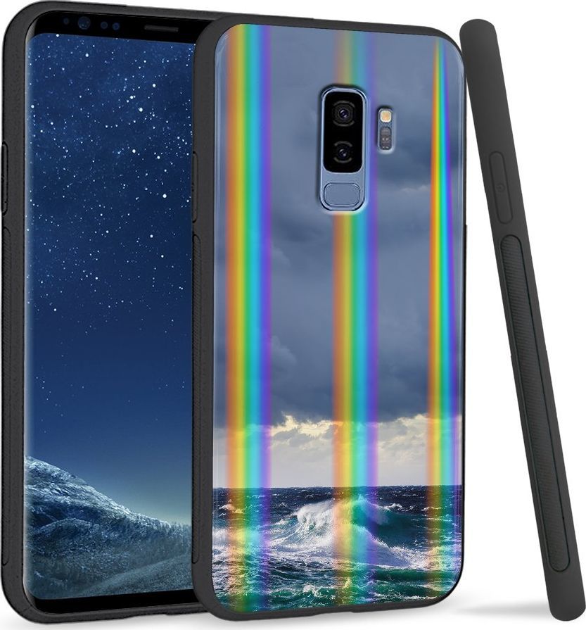 Super Fashion Etui Rainbow Series na Samsung S9 Plus Fale na morzu 1