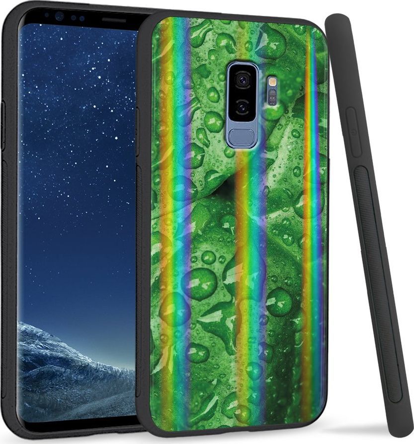 Super Fashion Etui Rainbow Series na Samsung S9 Plus Krople 1