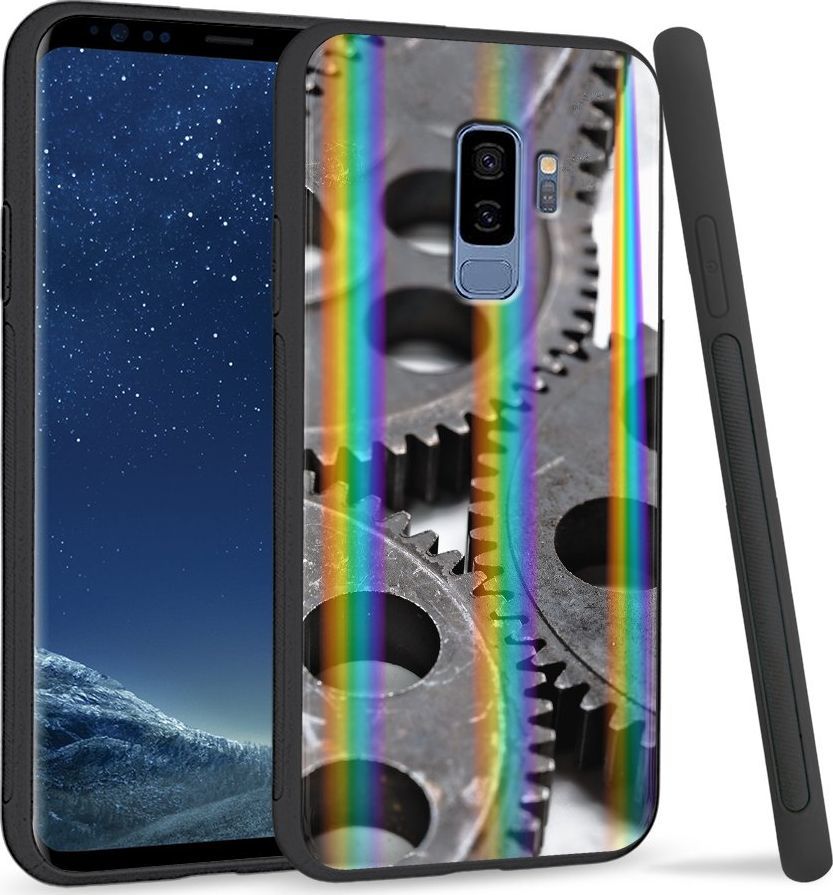Super Fashion Etui Rainbow Series na Samsung S9 Plus Koła zębate 1