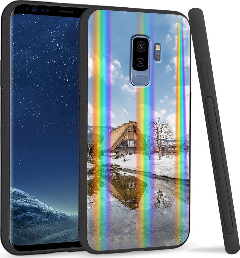 Super Fashion Etui Rainbow Series na Samsung S9 Plus Górska chata 1
