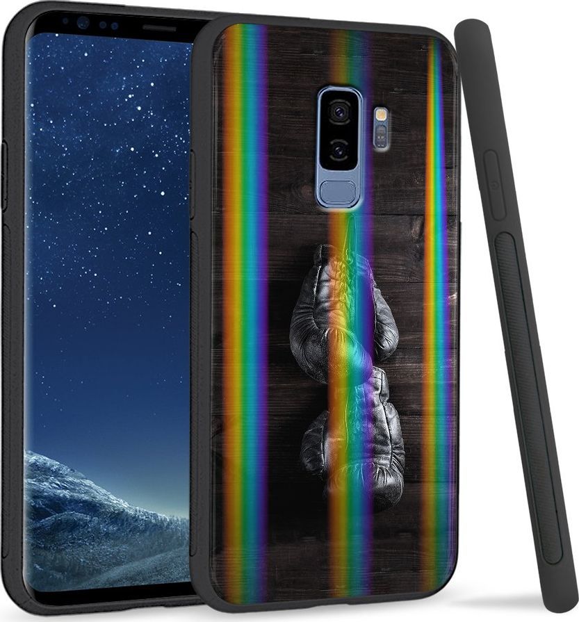 Super Fashion Etui Rainbow Series na Samsung S9 Plus Stare rękawice 1