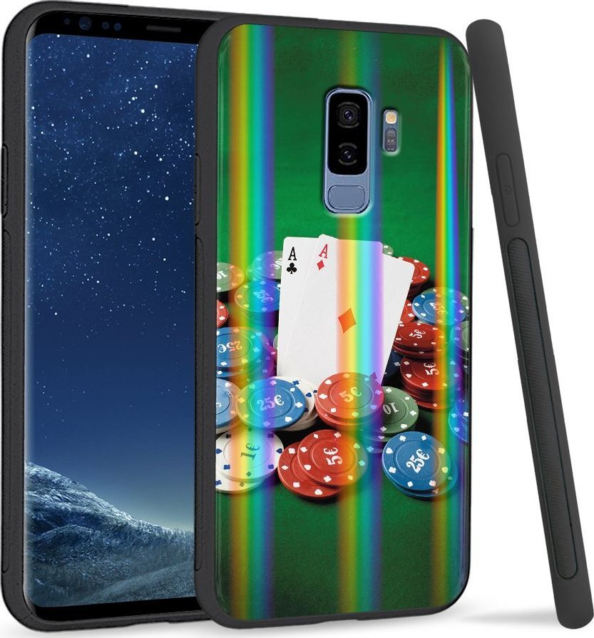 Super Fashion Etui Rainbow Series na Samsung S9 Plus Poker 1