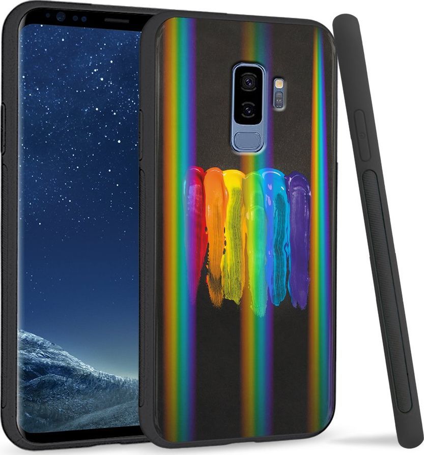 Super Fashion Etui Rainbow Series na Samsung S9 Plus Zabarwienie 1