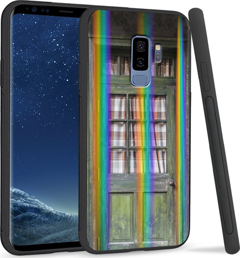 Super Fashion Etui Rainbow Series na Samsung S9 Plus Stare drzwi 1