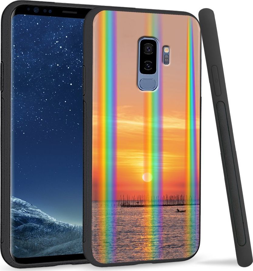 Super Fashion Etui Rainbow Series na Samsung S9 Plus Zachód słońca 1