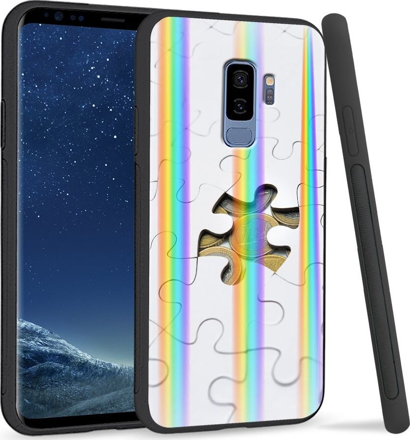 Super Fashion Etui Rainbow Series na Samsung S9 Plus Puzzle 1