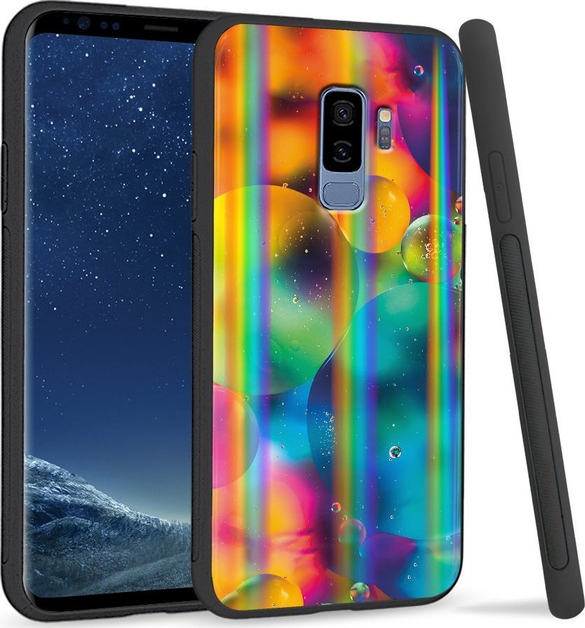 Super Fashion Etui Rainbow Series na Samsung S9 Plus Kolorowe bańki 1