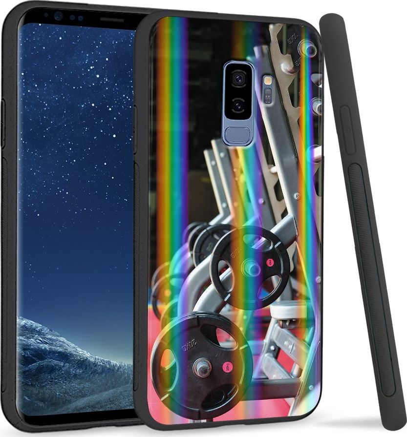 Super Fashion Etui Rainbow Series na Samsung S9 Plus Siłownia 1