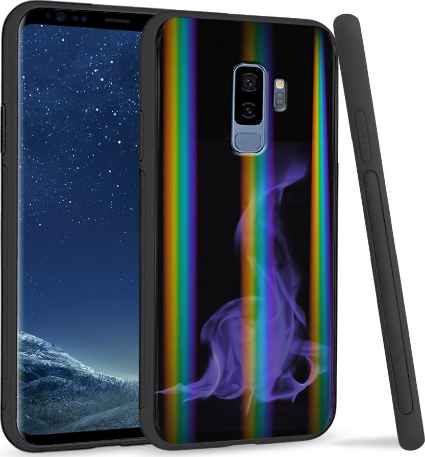 Super Fashion Etui Rainbow Series na Samsung S9 Plus Fioletowy dym 1