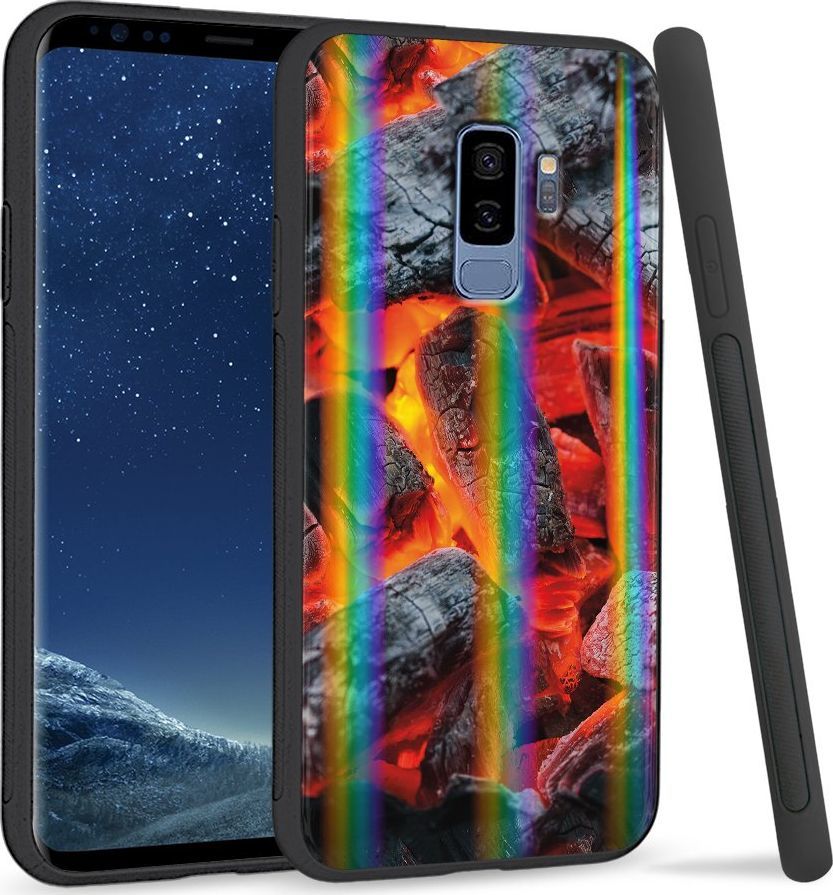 Super Fashion Etui Rainbow Series na Samsung S9 Plus Ognisko 1