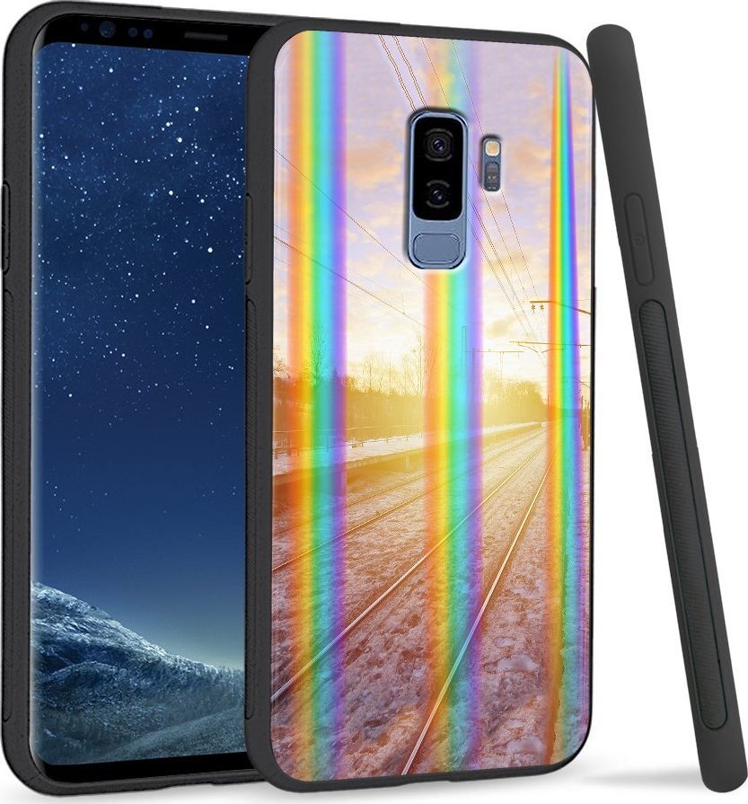Super Fashion Etui Rainbow Series na Samsung S9 Plus Wschód słońca 1