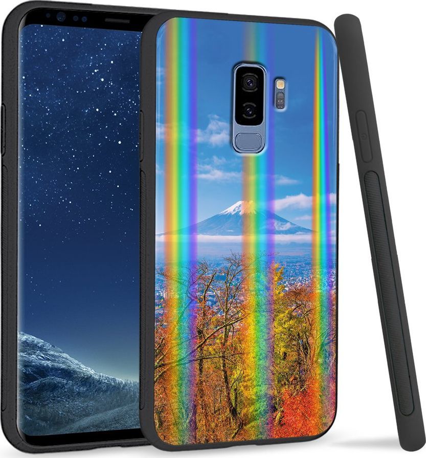 Super Fashion Etui Rainbow Series na Samsung S9 Plus Widok na góry 1