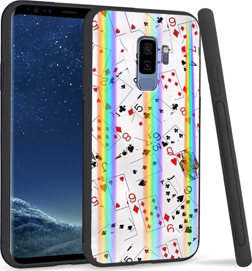 Super Fashion Etui Rainbow Series na Samsung S9 Plus Talia kart 1