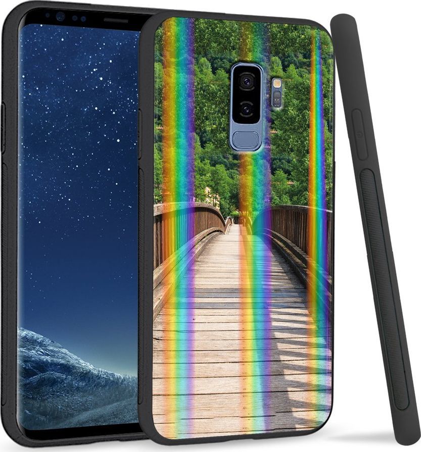 Super Fashion Etui Rainbow Series na Samsung S9 Plus Drewniany most 1