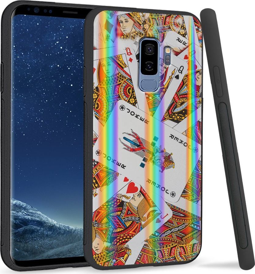 Super Fashion Etui Rainbow Series na Samsung S9 Plus Karty 1
