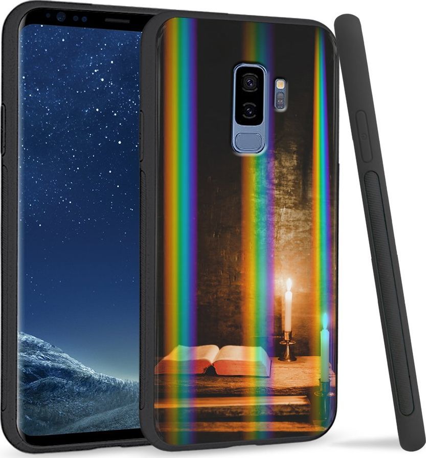 Super Fashion Etui Rainbow Series na Samsung S9 Plus Świece 1