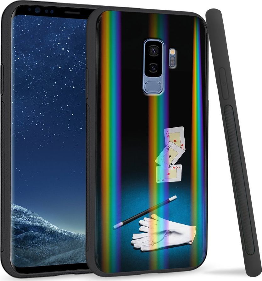 Super Fashion Etui Rainbow Series na Samsung S9 Plus Zestaw magika 1