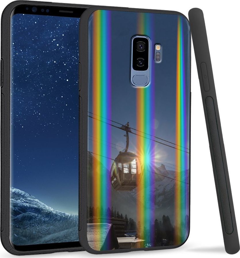 Super Fashion Etui Rainbow Series na Samsung S9 Plus Kolejka linowa 1