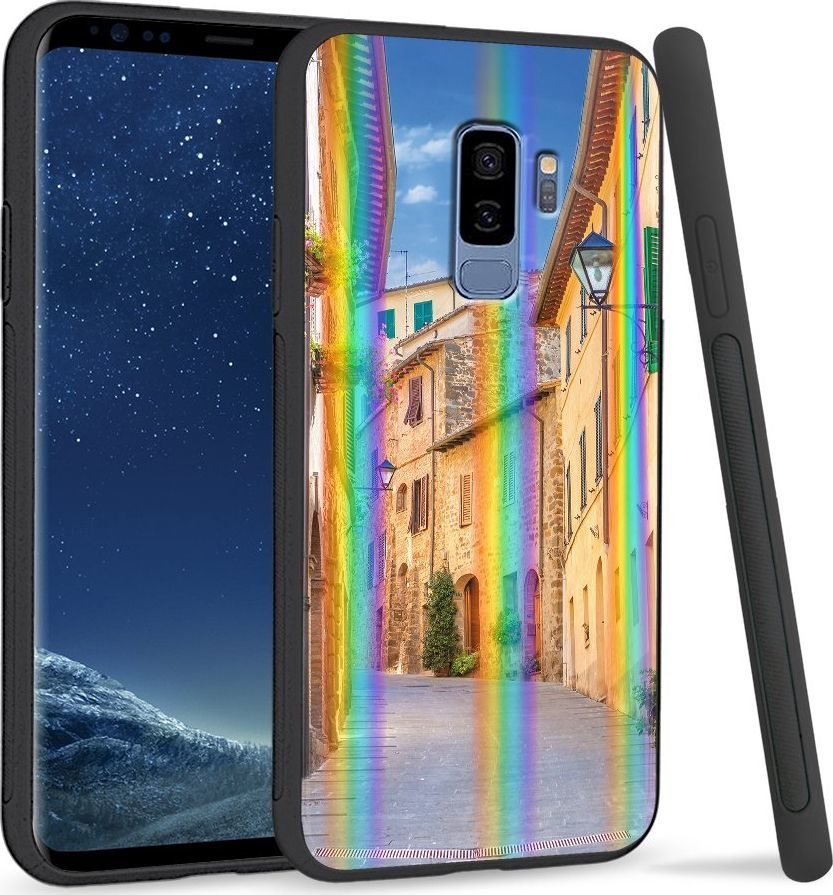 Super Fashion Etui Rainbow Series na Samsung S9 Plus Kolory miasta 1