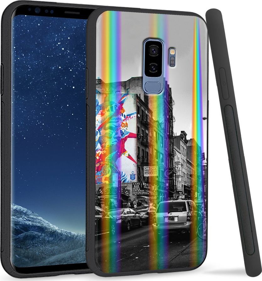 Super Fashion Etui Rainbow Series na Samsung S9 Plus Miasto 1