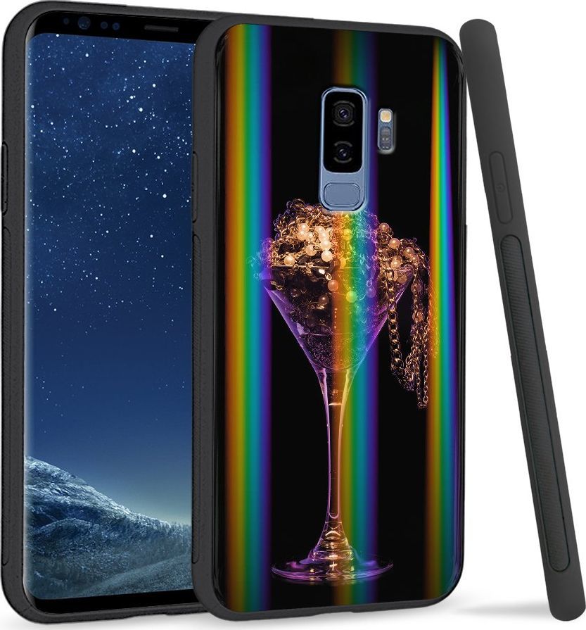 Super Fashion Etui Rainbow Series na Samsung S9 Plus Złoto 1