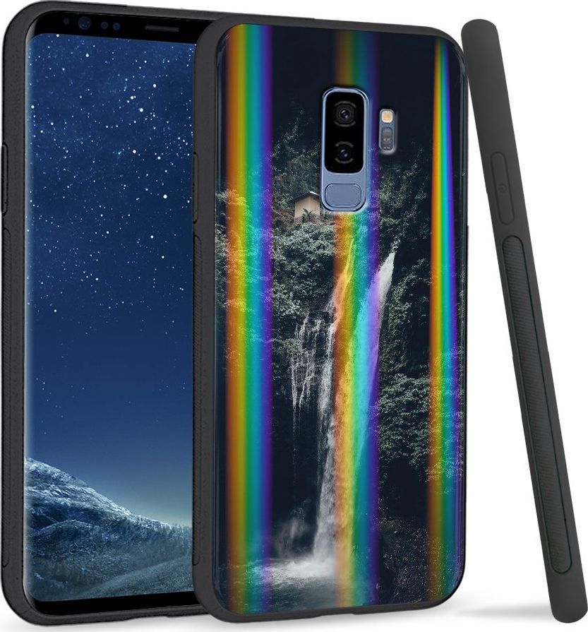 Super Fashion Etui Rainbow Series na Samsung S9 Plus Wodospad 1