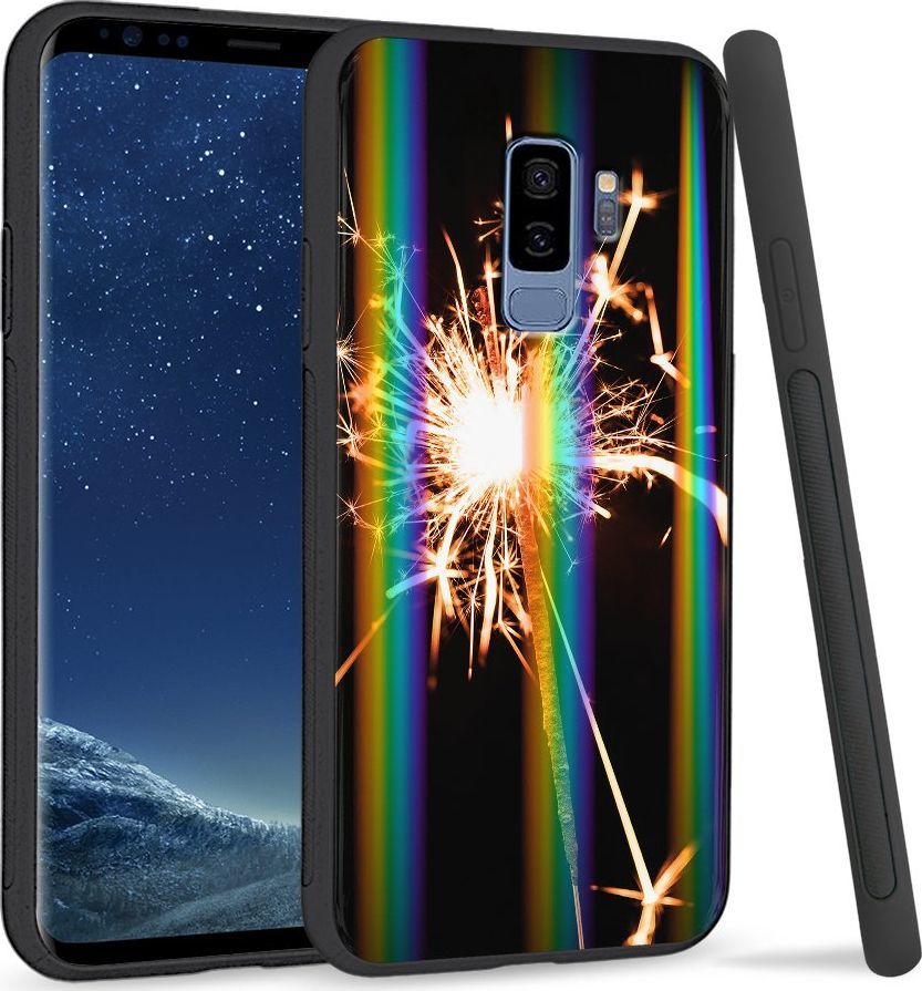 Super Fashion Etui Rainbow Series na Samsung S9 Plus Zimne ognie 1