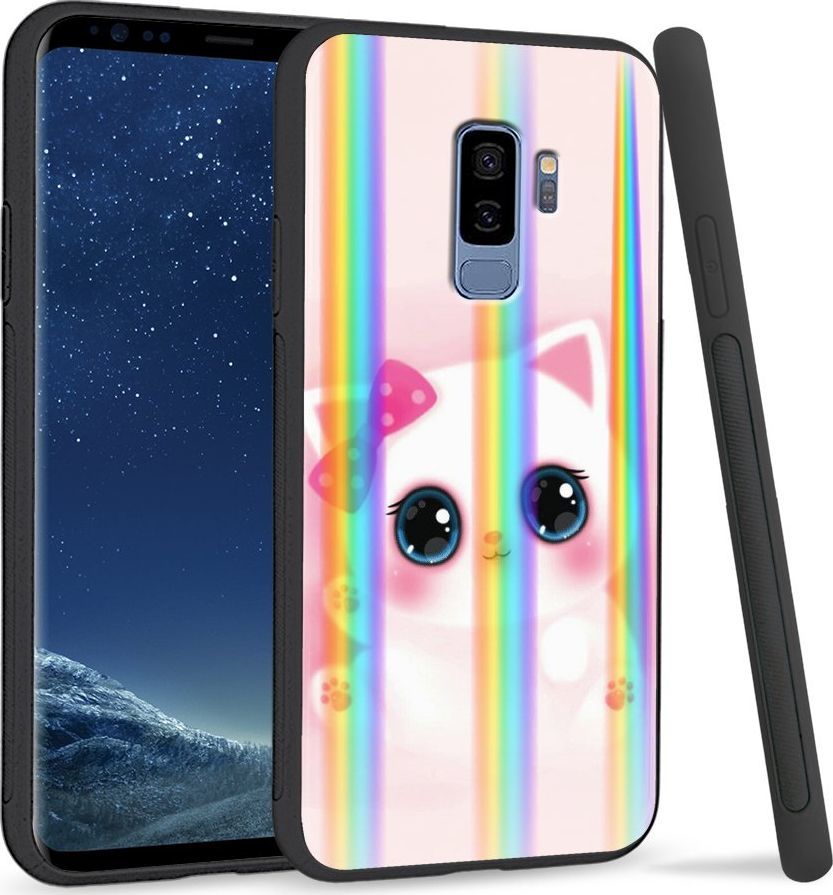 Super Fashion Etui Rainbow Series na Samsung S9 Plus Sweet Kitty 1