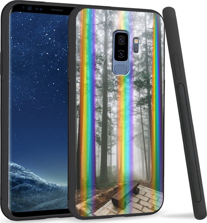 Super Fashion Etui Rainbow Series na Samsung S9 Plus Rower 1